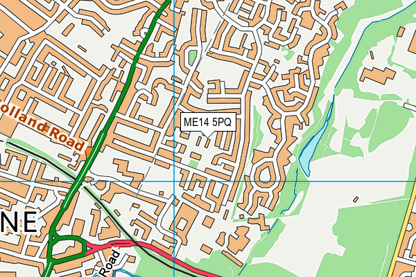 ME14 5PQ map - OS VectorMap District (Ordnance Survey) ME14 5PQ map - OS VectorMap District (Ordnance Survey)