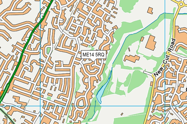 ME14 5RQ map - OS VectorMap District (Ordnance Survey) ME14 5RQ map - OS VectorMap District (Ordnance Survey)