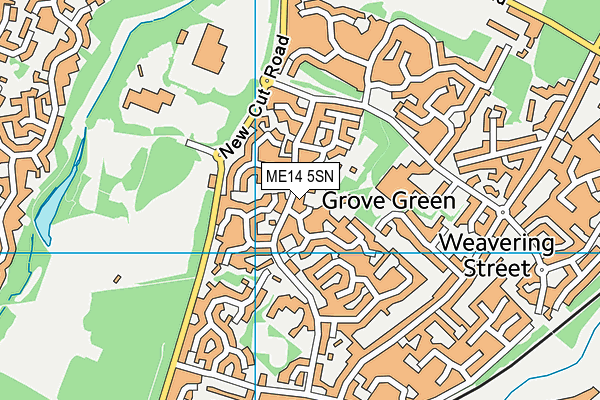 ME14 5SN map - OS VectorMap District (Ordnance Survey) ME14 5SN map - OS VectorMap District (Ordnance Survey)