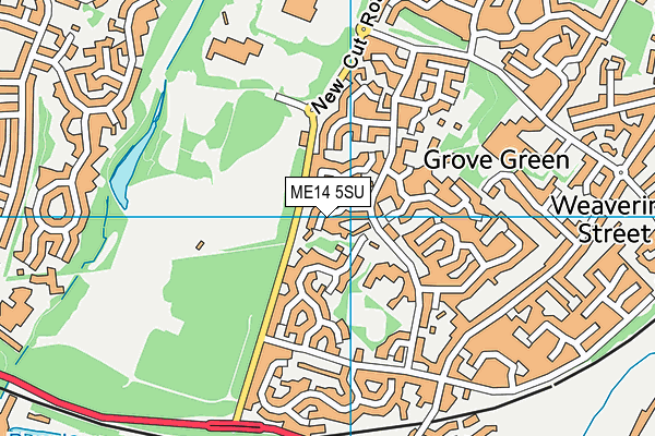 ME14 5SU map - OS VectorMap District (Ordnance Survey) ME14 5SU map - OS VectorMap District (Ordnance Survey)