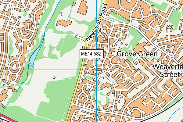 ME14 5SZ map - OS VectorMap District (Ordnance Survey) ME14 5SZ map - OS VectorMap District (Ordnance Survey)