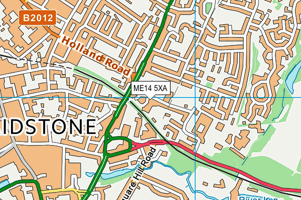 ME14 5XA map - OS VectorMap District (Ordnance Survey) ME14 5XA map - OS VectorMap District (Ordnance Survey)