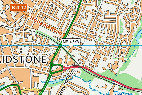 ME14 5XB map - OS VectorMap District (Ordnance Survey) ME14 5XB map - OS VectorMap District (Ordnance Survey)