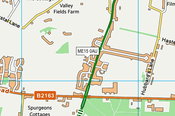 ME15 0AU map - OS VectorMap District (Ordnance Survey) ME15 0AU map - OS VectorMap District (Ordnance Survey)