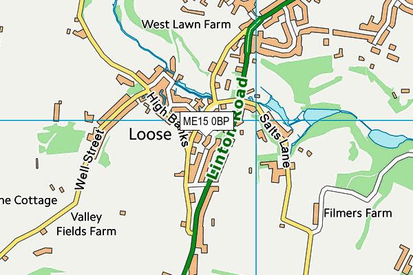 ME15 0BP map - OS VectorMap District (Ordnance Survey) ME15 0BP map - OS VectorMap District (Ordnance Survey)