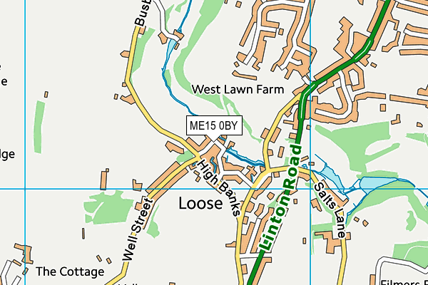 ME15 0BY map - OS VectorMap District (Ordnance Survey) ME15 0BY map - OS VectorMap District (Ordnance Survey)