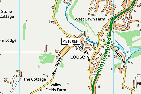 ME15 0EH map - OS VectorMap District (Ordnance Survey) ME15 0EH map - OS VectorMap District (Ordnance Survey)
