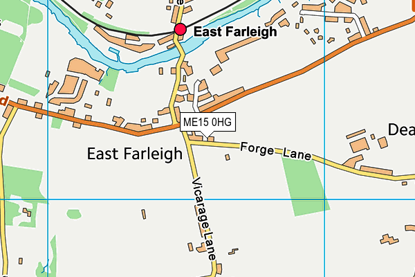 ME15 0HG map - OS VectorMap District (Ordnance Survey) ME15 0HG map - OS VectorMap District (Ordnance Survey)