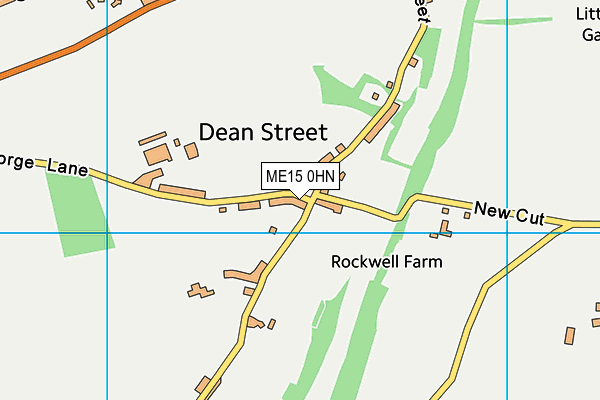 ME15 0HN map - OS VectorMap District (Ordnance Survey)
