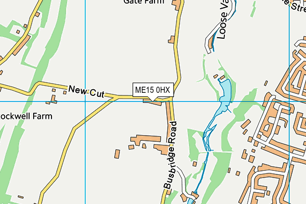 ME15 0HX map - OS VectorMap District (Ordnance Survey) ME15 0HX map - OS VectorMap District (Ordnance Survey)