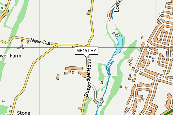 ME15 0HY map - OS VectorMap District (Ordnance Survey) ME15 0HY map - OS VectorMap District (Ordnance Survey)