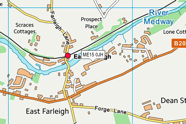 ME15 0JH map - OS VectorMap District (Ordnance Survey) ME15 0JH map - OS VectorMap District (Ordnance Survey)