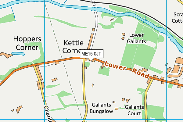 ME15 0JT map - OS VectorMap District (Ordnance Survey) ME15 0JT map - OS VectorMap District (Ordnance Survey)