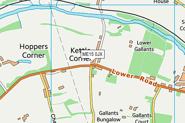ME15 0JX map - OS VectorMap District (Ordnance Survey) ME15 0JX map - OS VectorMap District (Ordnance Survey)