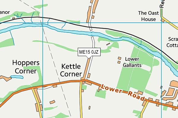 ME15 0JZ map - OS VectorMap District (Ordnance Survey) ME15 0JZ map - OS VectorMap District (Ordnance Survey)