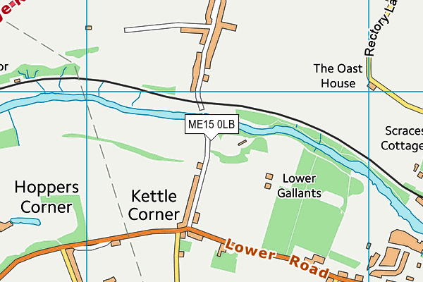 ME15 0LB map - OS VectorMap District (Ordnance Survey) ME15 0LB map - OS VectorMap District (Ordnance Survey)
