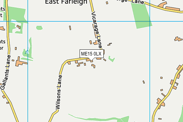 ME15 0LX map - OS VectorMap District (Ordnance Survey) ME15 0LX map - OS VectorMap District (Ordnance Survey)