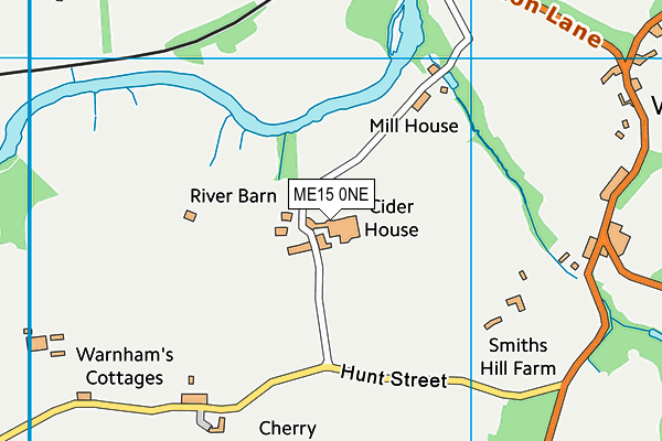 ME15 0NE map - OS VectorMap District (Ordnance Survey) ME15 0NE map - OS VectorMap District (Ordnance Survey)