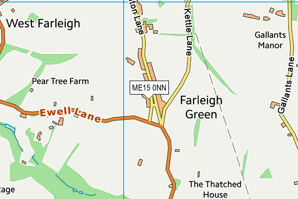 ME15 0NN map - OS VectorMap District (Ordnance Survey) ME15 0NN map - OS VectorMap District (Ordnance Survey)