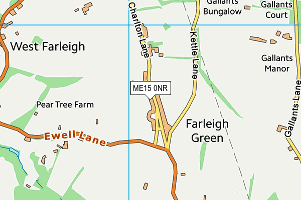 ME15 0NR map - OS VectorMap District (Ordnance Survey)