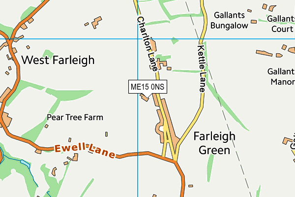 ME15 0NS map - OS VectorMap District (Ordnance Survey) ME15 0NS map - OS VectorMap District (Ordnance Survey)