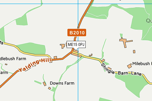 ME15 0PJ map - OS VectorMap District (Ordnance Survey) ME15 0PJ map - OS VectorMap District (Ordnance Survey)