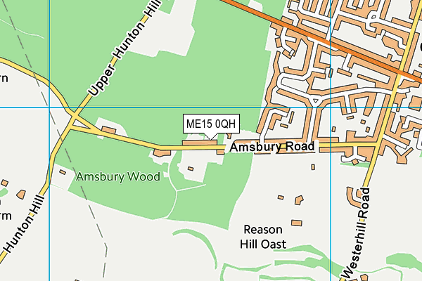 ME15 0QH map - OS VectorMap District (Ordnance Survey) ME15 0QH map - OS VectorMap District (Ordnance Survey)