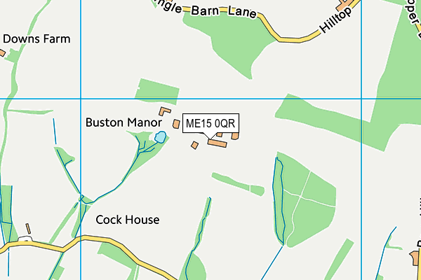 ME15 0QR map - OS VectorMap District (Ordnance Survey)