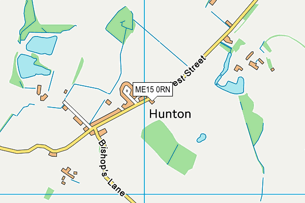 ME15 0RN map - OS VectorMap District (Ordnance Survey) ME15 0RN map - OS VectorMap District (Ordnance Survey)