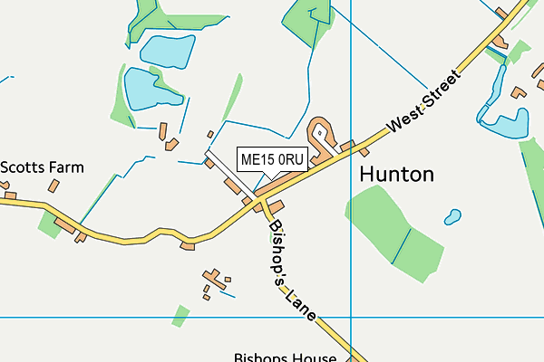 ME15 0RU map - OS VectorMap District (Ordnance Survey) ME15 0RU map - OS VectorMap District (Ordnance Survey)