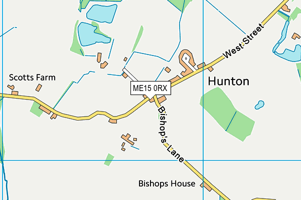 ME15 0RX map - OS VectorMap District (Ordnance Survey) ME15 0RX map - OS VectorMap District (Ordnance Survey)