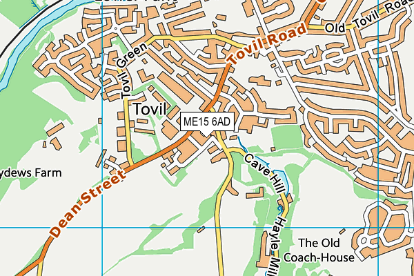 ME15 6AD map - OS VectorMap District (Ordnance Survey) ME15 6AD map - OS VectorMap District (Ordnance Survey)