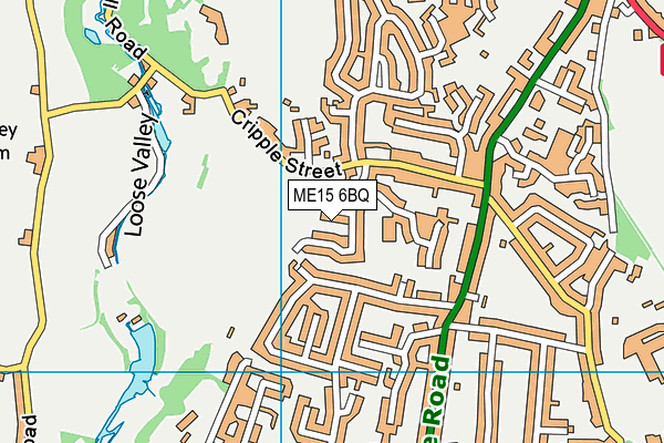 ME15 6BQ map - OS VectorMap District (Ordnance Survey) ME15 6BQ map - OS VectorMap District (Ordnance Survey)