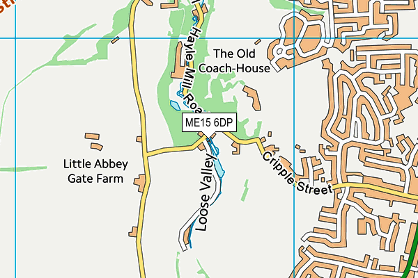 ME15 6DP map - OS VectorMap District (Ordnance Survey) ME15 6DP map - OS VectorMap District (Ordnance Survey)