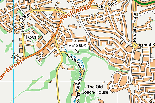 ME15 6DX map - OS VectorMap District (Ordnance Survey) ME15 6DX map - OS VectorMap District (Ordnance Survey)