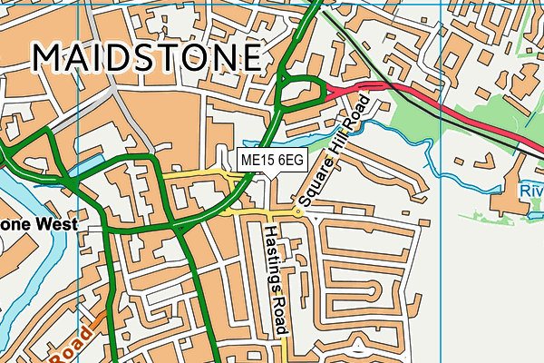 ME15 6EG map - OS VectorMap District (Ordnance Survey) ME15 6EG map - OS VectorMap District (Ordnance Survey)