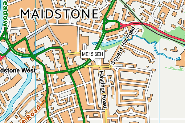 ME15 6EH map - OS VectorMap District (Ordnance Survey) ME15 6EH map - OS VectorMap District (Ordnance Survey)