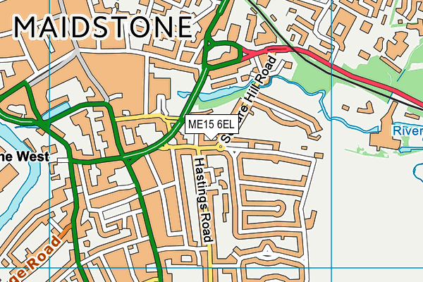 ME15 6EL map - OS VectorMap District (Ordnance Survey) ME15 6EL map - OS VectorMap District (Ordnance Survey)