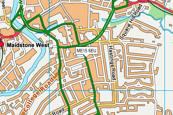 ME15 6EU map - OS VectorMap District (Ordnance Survey) ME15 6EU map - OS VectorMap District (Ordnance Survey)