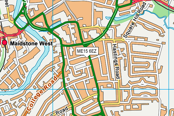 ME15 6EZ map - OS VectorMap District (Ordnance Survey) ME15 6EZ map - OS VectorMap District (Ordnance Survey)