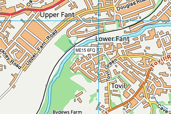 ME15 6FQ map - OS VectorMap District (Ordnance Survey) ME15 6FQ map - OS VectorMap District (Ordnance Survey)