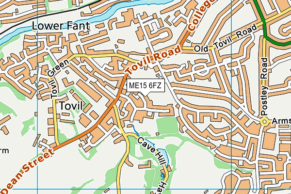 ME15 6FZ map - OS VectorMap District (Ordnance Survey) ME15 6FZ map - OS VectorMap District (Ordnance Survey)