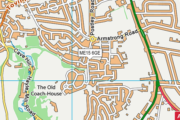 ME15 6GE map - OS VectorMap District (Ordnance Survey) ME15 6GE map - OS VectorMap District (Ordnance Survey)
