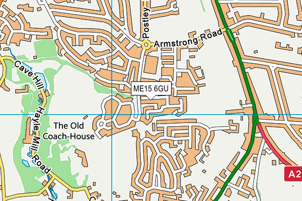 ME15 6GU map - OS VectorMap District (Ordnance Survey) ME15 6GU map - OS VectorMap District (Ordnance Survey)