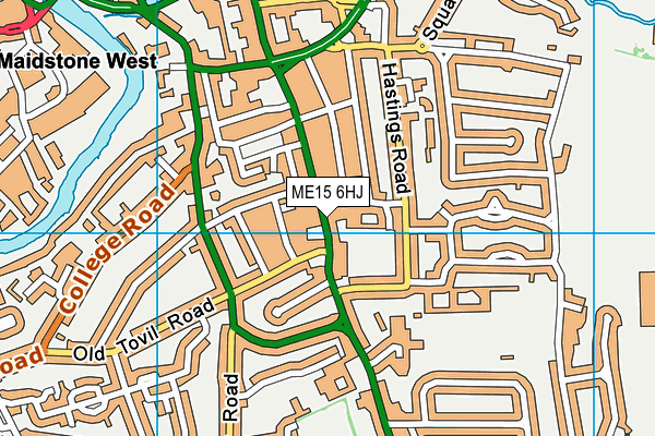 ME15 6HJ map - OS VectorMap District (Ordnance Survey) ME15 6HJ map - OS VectorMap District (Ordnance Survey)