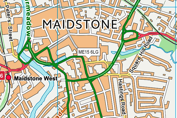 ME15 6LG map - OS VectorMap District (Ordnance Survey) ME15 6LG map - OS VectorMap District (Ordnance Survey)