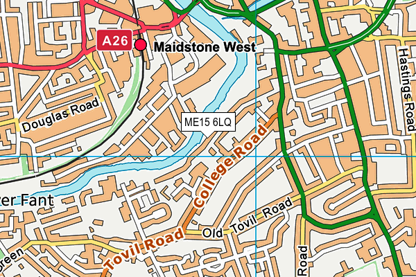 ME15 6LQ map - OS VectorMap District (Ordnance Survey) ME15 6LQ map - OS VectorMap District (Ordnance Survey)