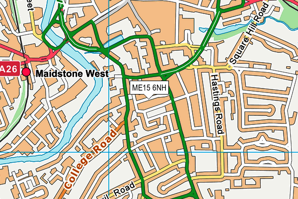 ME15 6NH map - OS VectorMap District (Ordnance Survey)