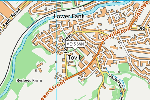 ME15 6NN map - OS VectorMap District (Ordnance Survey) ME15 6NN map - OS VectorMap District (Ordnance Survey)