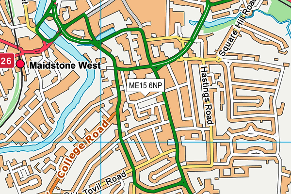 ME15 6NP map - OS VectorMap District (Ordnance Survey) ME15 6NP map - OS VectorMap District (Ordnance Survey)